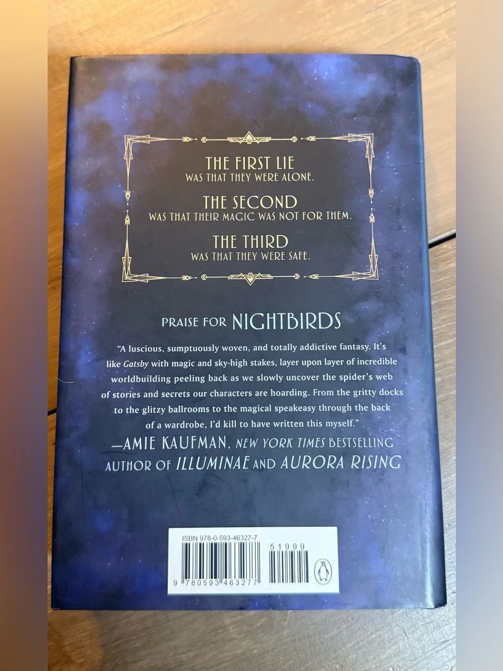Nightbirds by Kate J. Armstrong Hardcover First Edition Fantasy‎ Novel